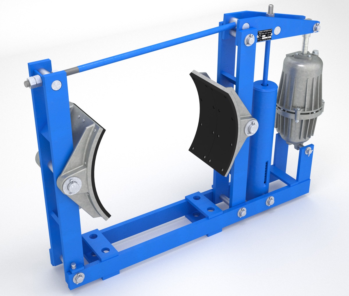 Тормоза колодочные применяются для остановки и удержания механизмов при неработающем механизме